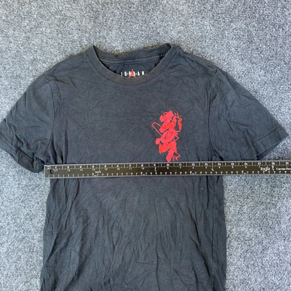 Jordan T Shirt Boys Medium 10-12 Black Zion Williamson Graphic Print Relaxed Fit